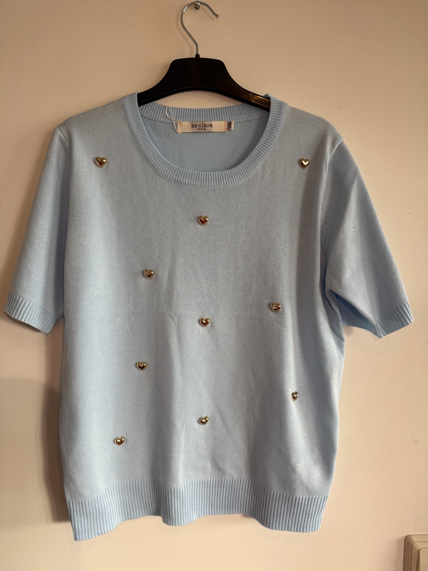 Tshirt hart blauw