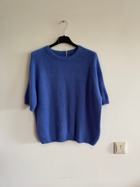 Alpaca trui blauw