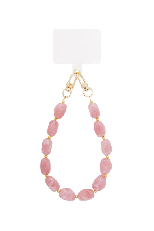 Telefoonkoord roze