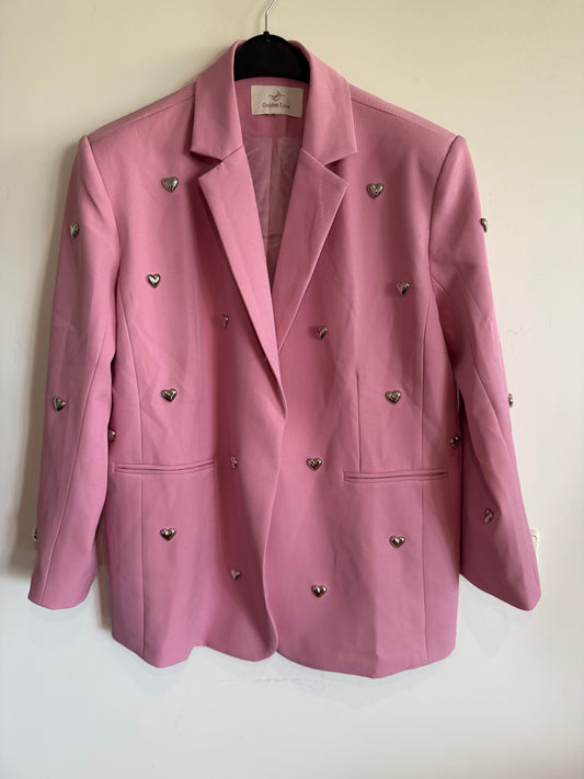 Blazer roze hart