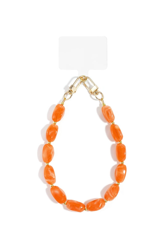 Telefoonkoord oranje