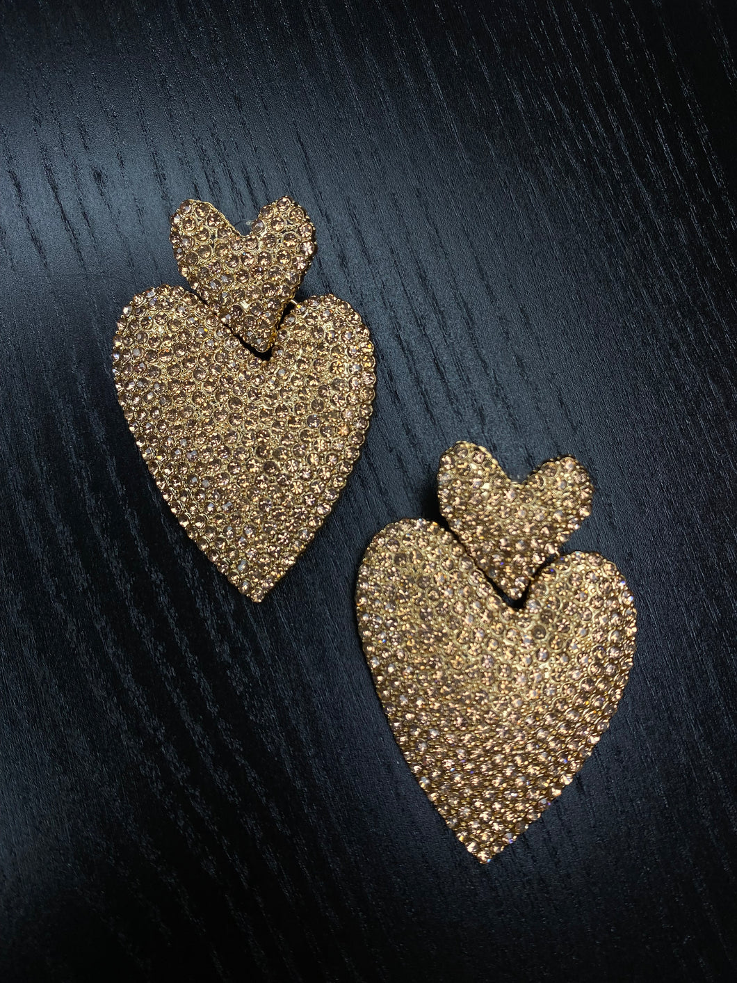 Big daimond heart bronze