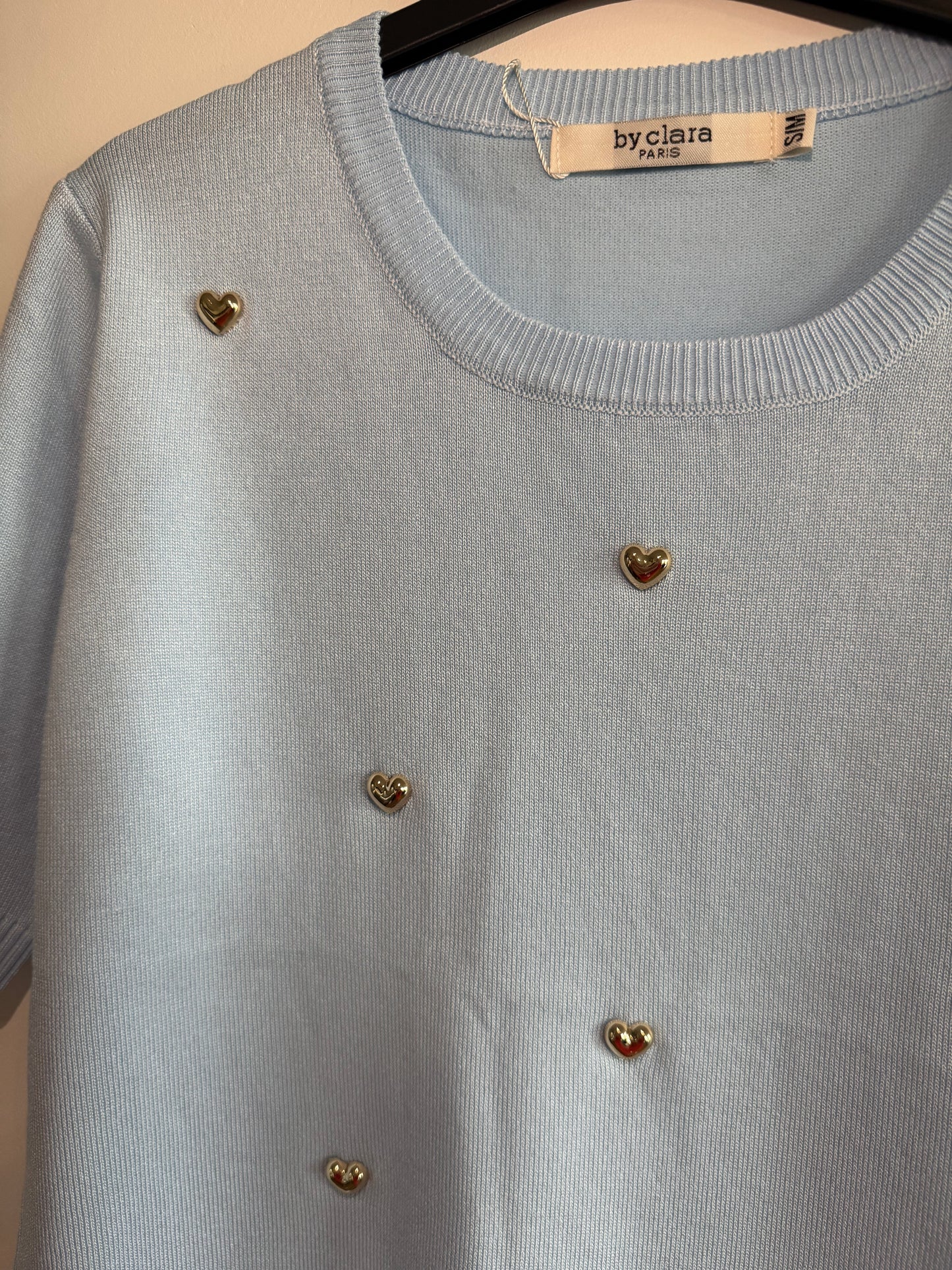 Tshirt hart blauw