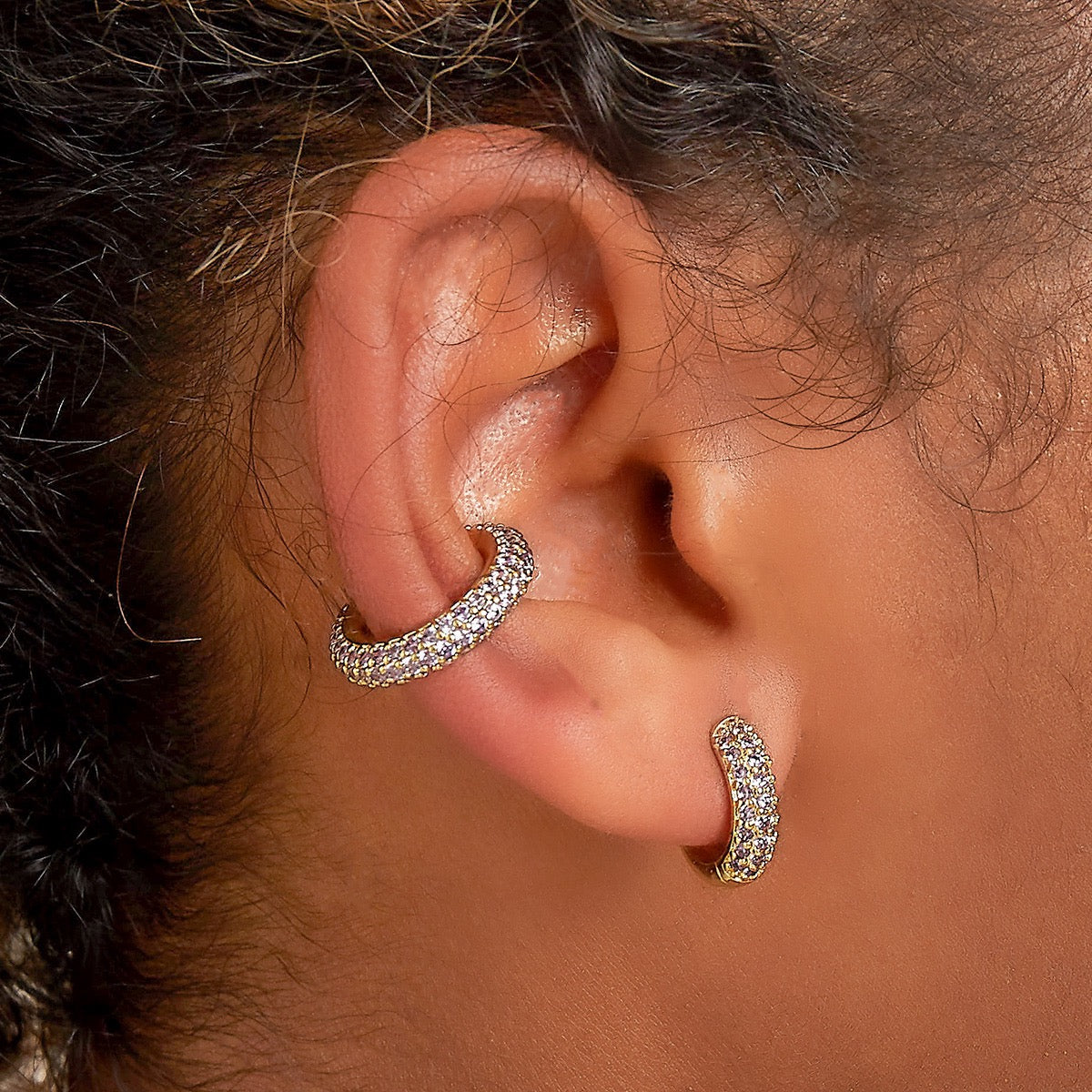 Daimond hoop