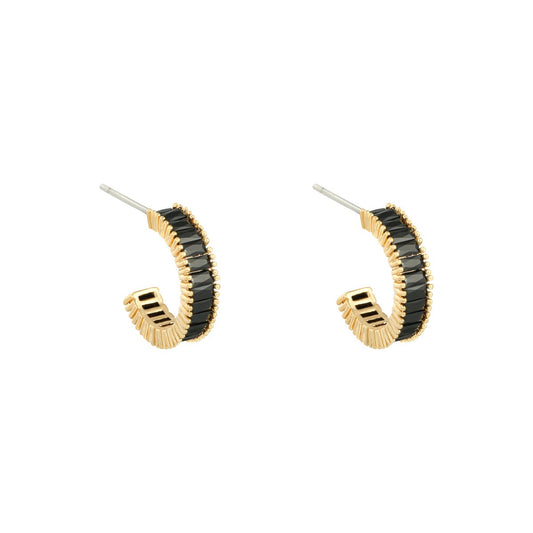 Earrings classy black