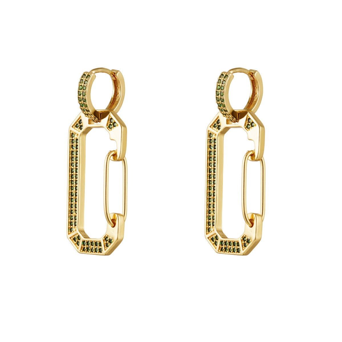 Juli earrings green